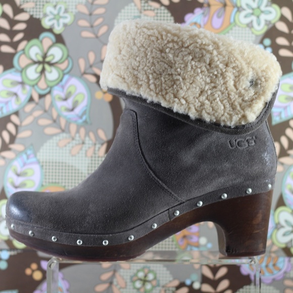 UGG Suede Sheepskin Booties - Picture 9 of 16